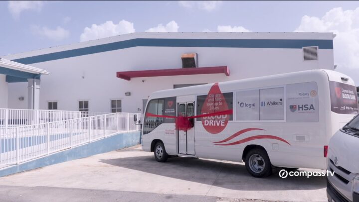 Mobile blood bank van