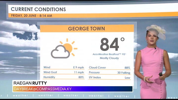 Weather Forecast – 20 June 2025