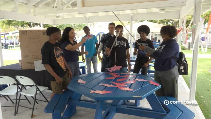 Students speak on the marine environment