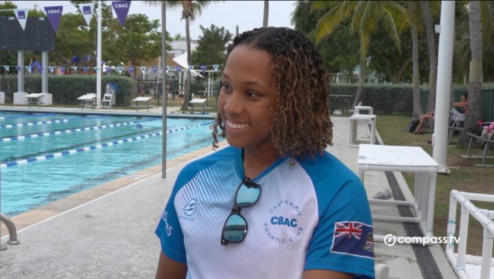 Jillian Crooks coaching at CBAC for the summer
