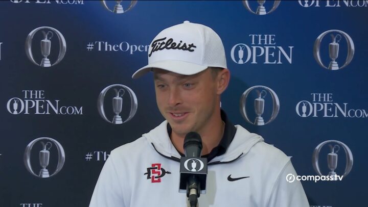 Hastings shoots 3-over-par 74 at British Open first round