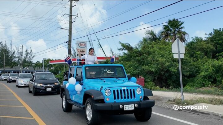 Miss Universe Cayman Islands Motorcade Excites