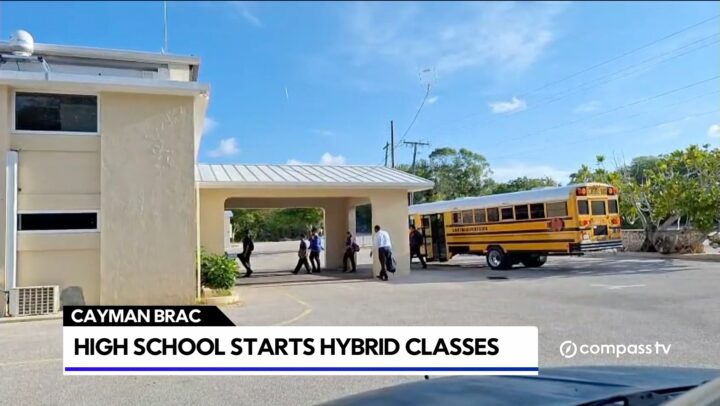Cayman Brac students begin hybrid learning