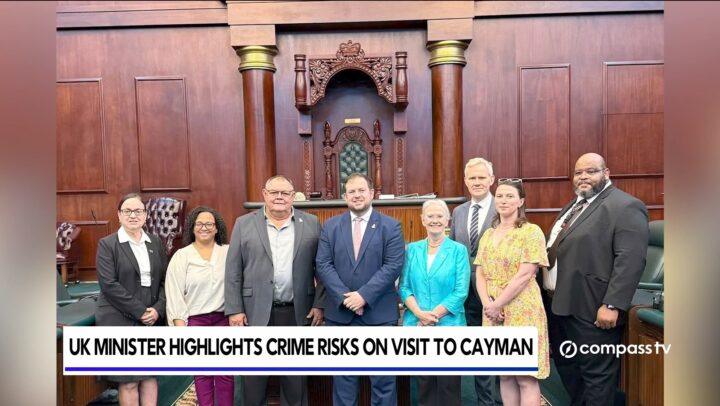 UK minister highlights crime, migration risks on first Cayman visit