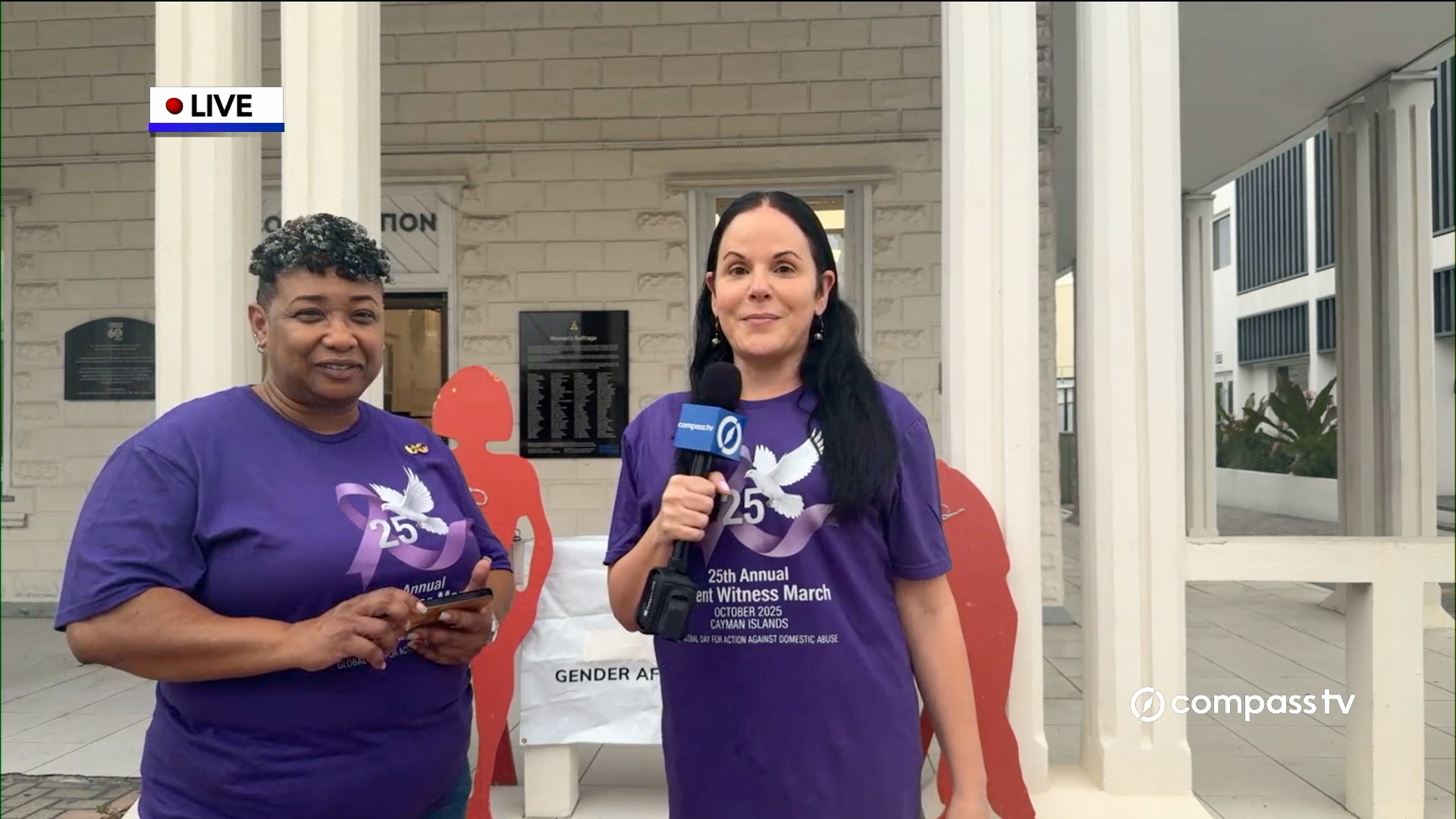 Annual Silent Witness March shines light on domestic violence - Compass TV