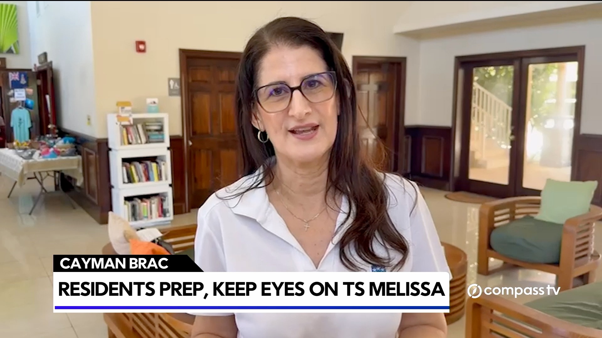 Cayman Brac keeps watch on TS Melissa Compass TV