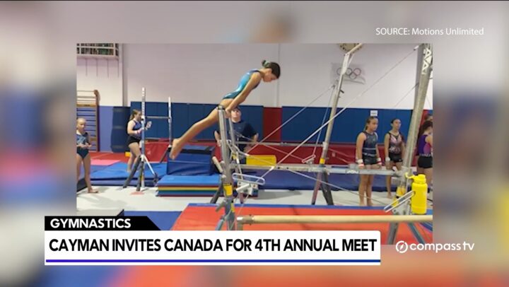 Cayman faced off against Canada in friendly gymnastics mock meet