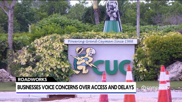Road work at CUC roundabout