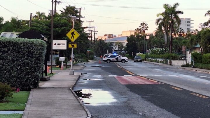 Visitor killed in West Bay Road collision