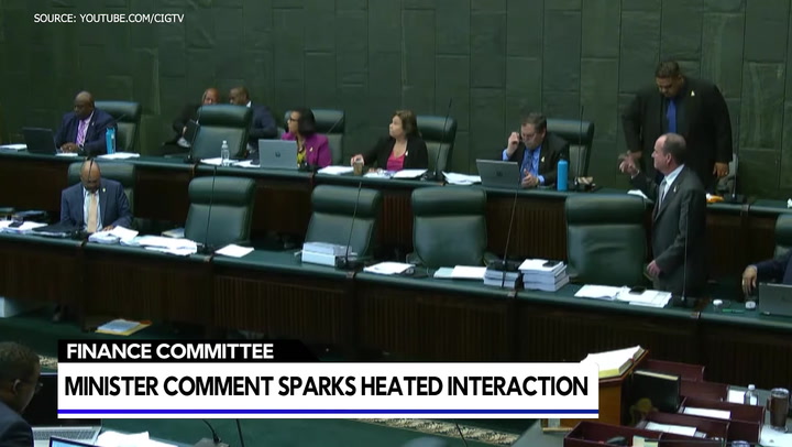 Heated exchange over Finance Committee comments 