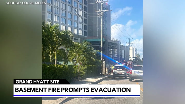 Fire at construction site leads to evacuation