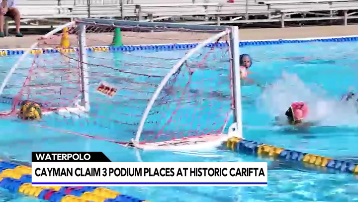 Cayman waterpolo team shines at Carifta championships
