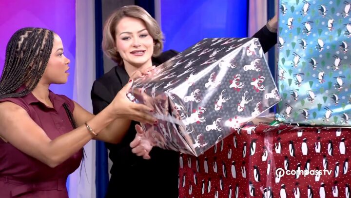 Getting festive with floating gift boxes