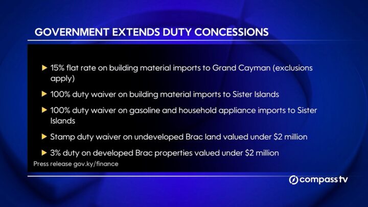 Brac concessions extended