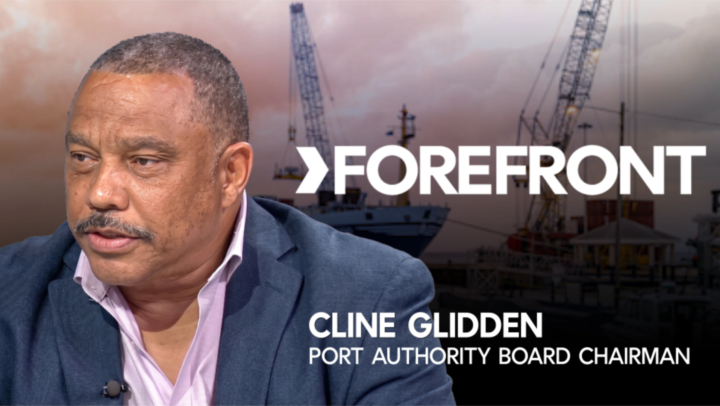 Forefront  – Port Authority Board Chairman Cline Glidden